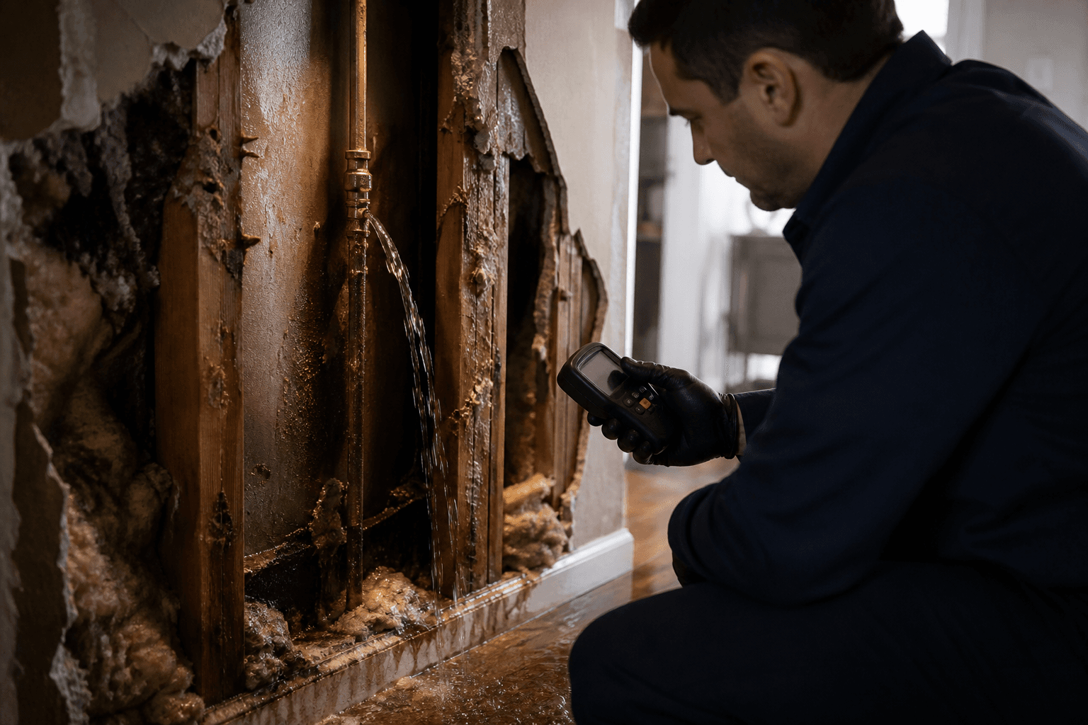 Burst Pipe Water Damage